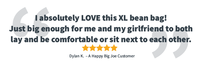 Dylan K "I absolutely LOVE this XL Bean Bag!..."