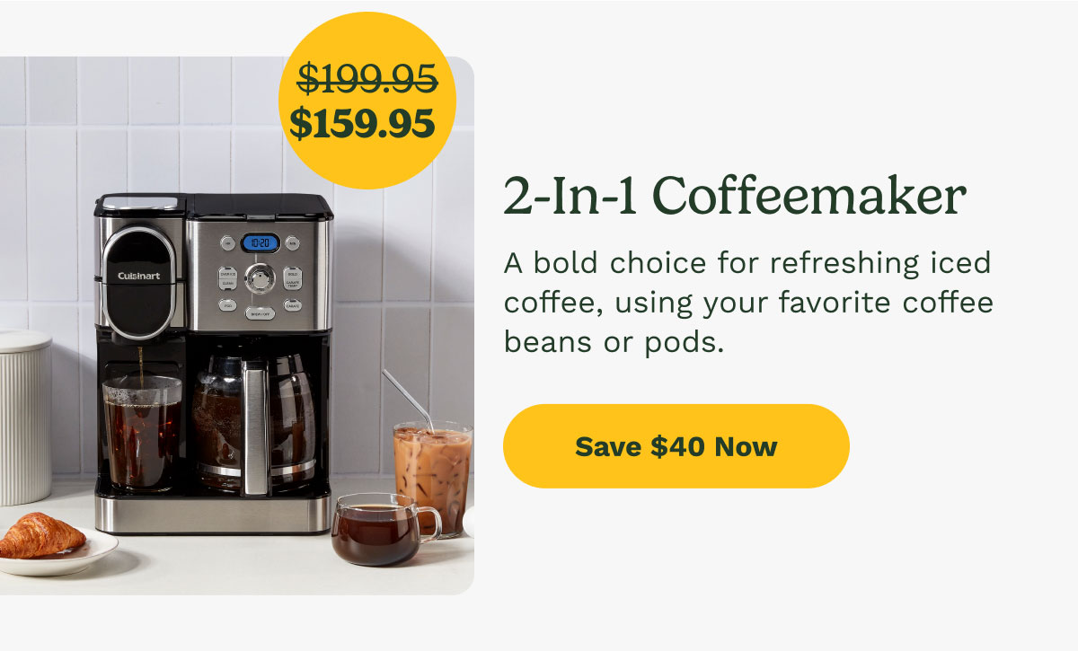 Coffee Center® 2-IN-1 Coffeemaker