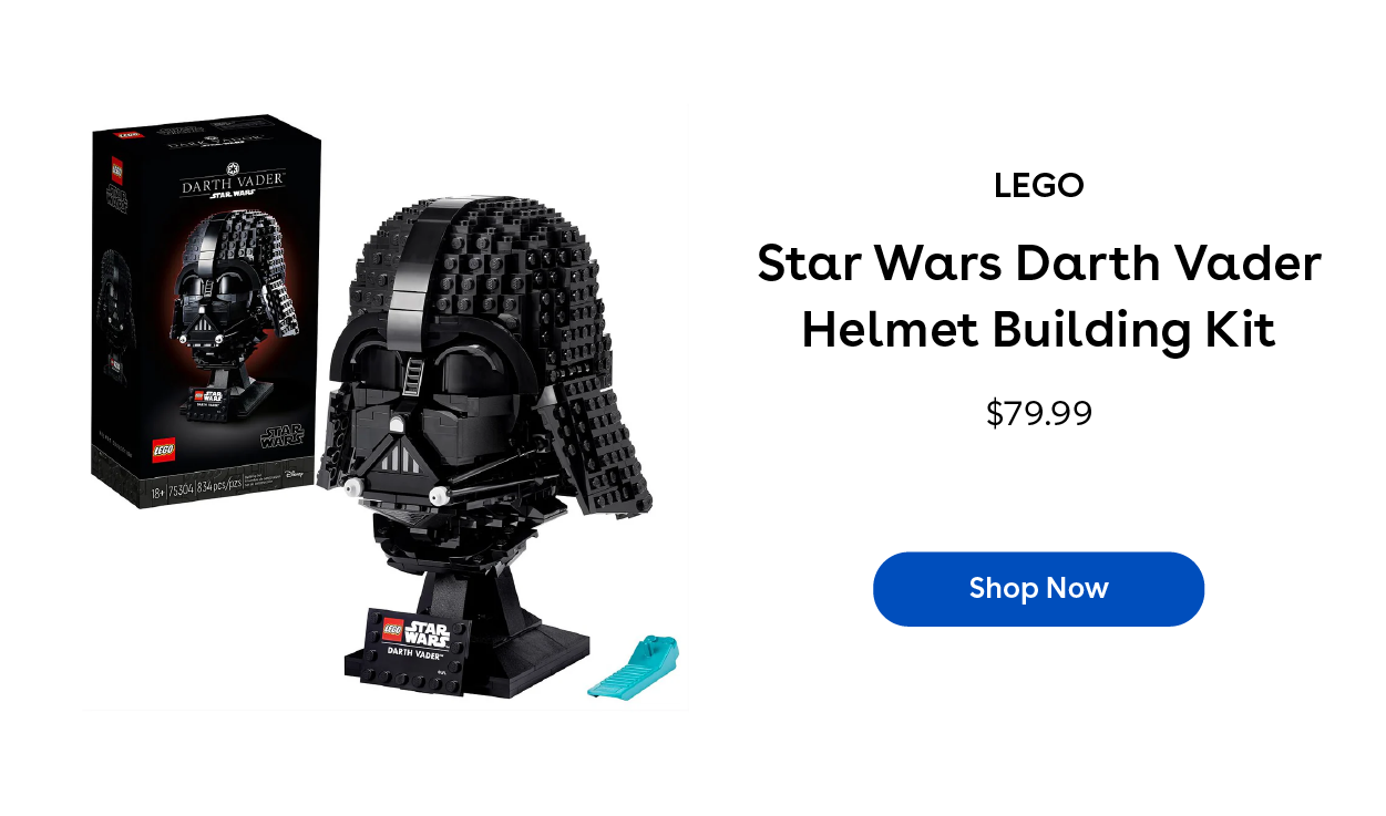 LEGO Star Wars Darth Vader Helmet Building Kit $79.99 Shop Now