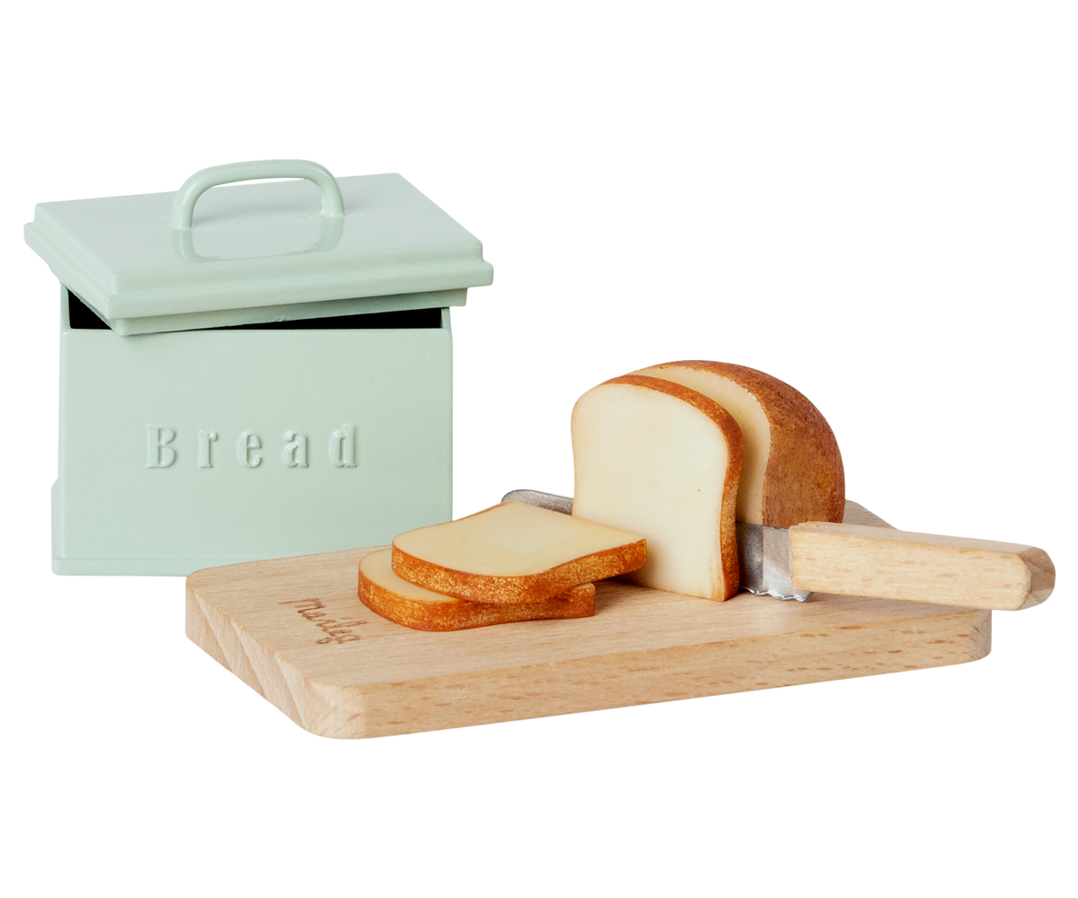 Image of Bread Box w/ Utensils