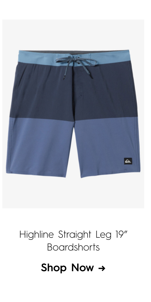 Highline Straight Leg 19" Boardshorts