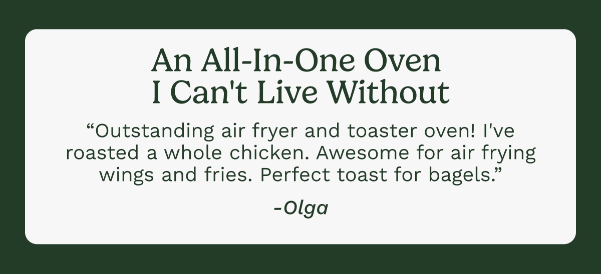 An All-In-Oe Oven I Can't Live Without