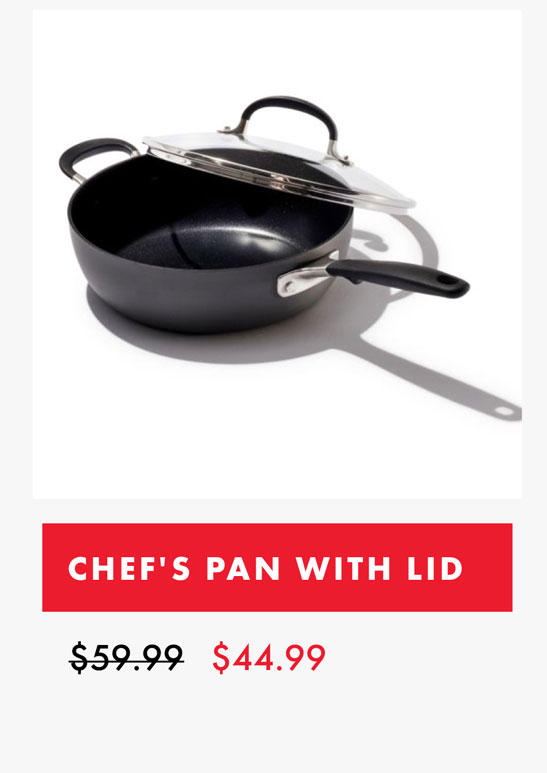 Non-Stick Chef's Pan with Lid & Helper Handles