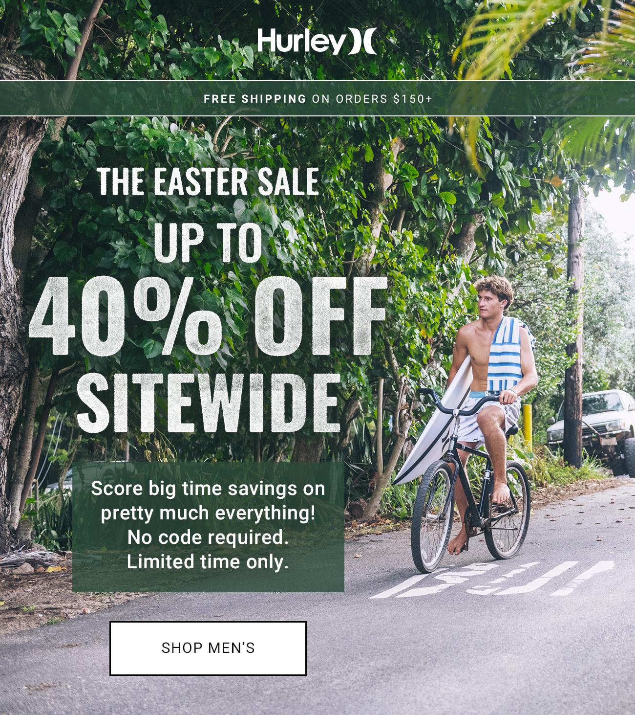 Hurley - The Easter Sale Up To 40% Off Sitewide | Shop Men's