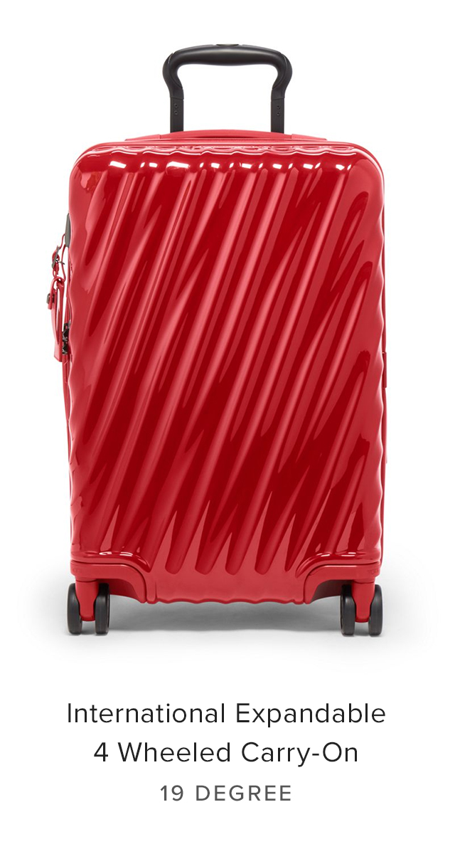 19 Degree: International Expandable 4 Wheeled Carry-On