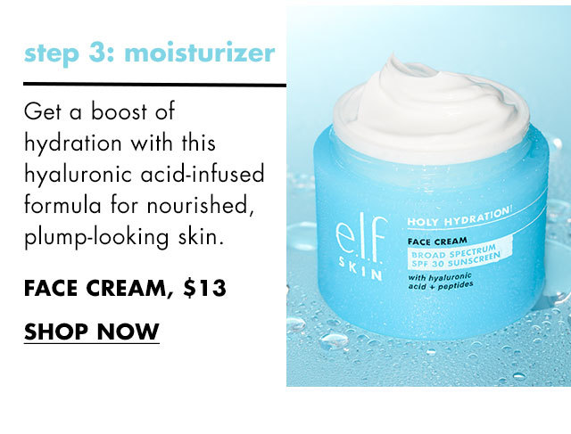 step 3 moisturize