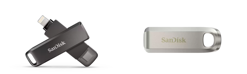 SanDisk® Phone Drive and SanDisk® Ultra Luxe USB Type-C Flash Drive