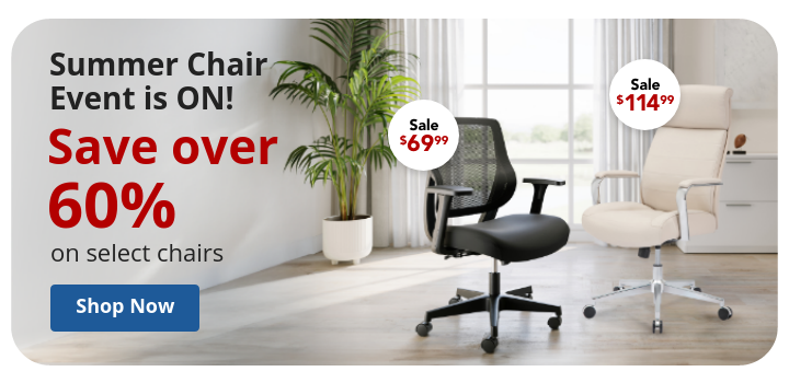 Save over 60% on select chairs