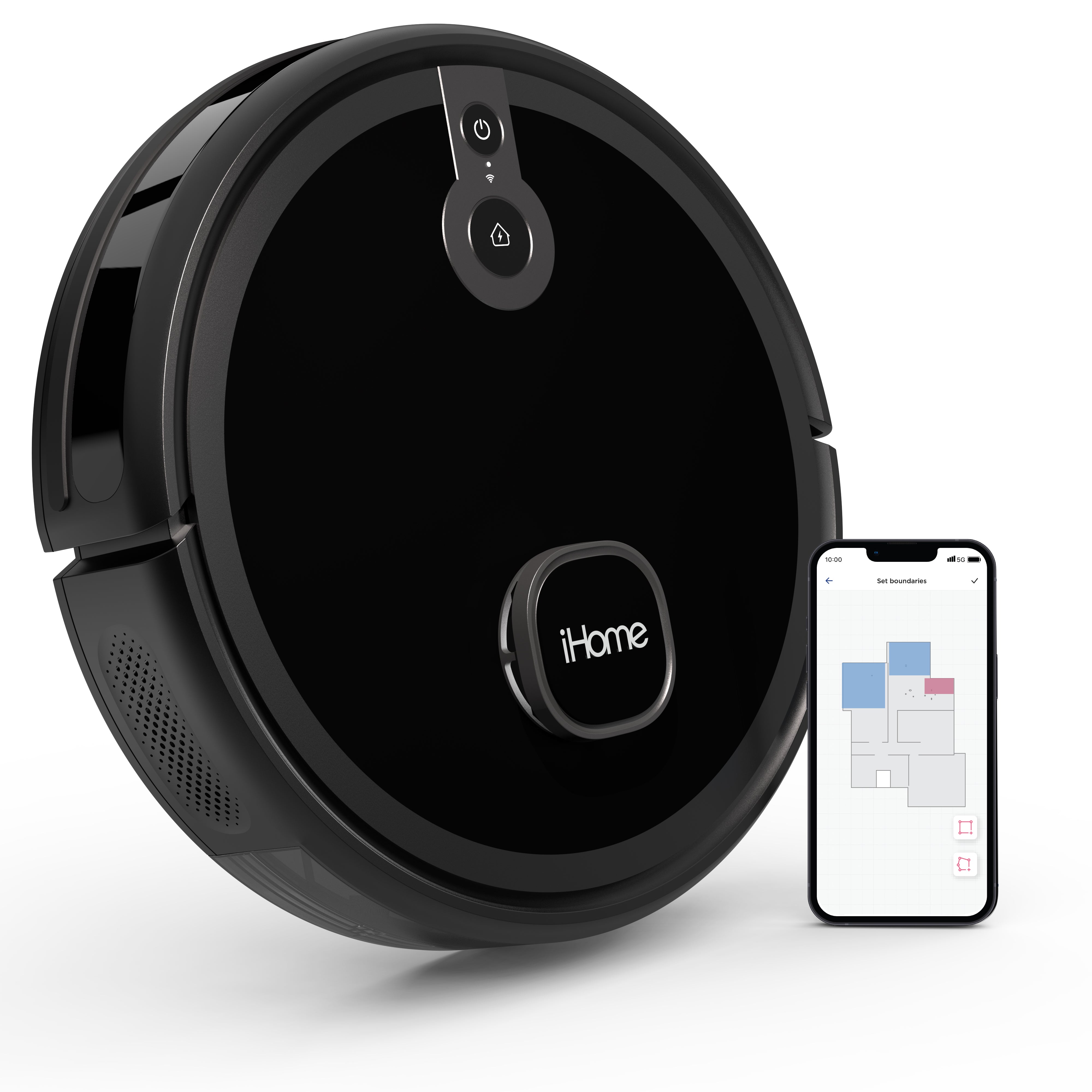 Image of iHome Nova Navigation Robot Vacuum - Certified refurbished