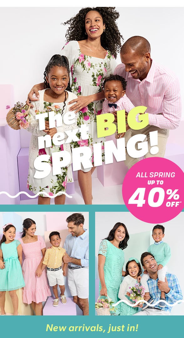 Up to 40% off All Spring