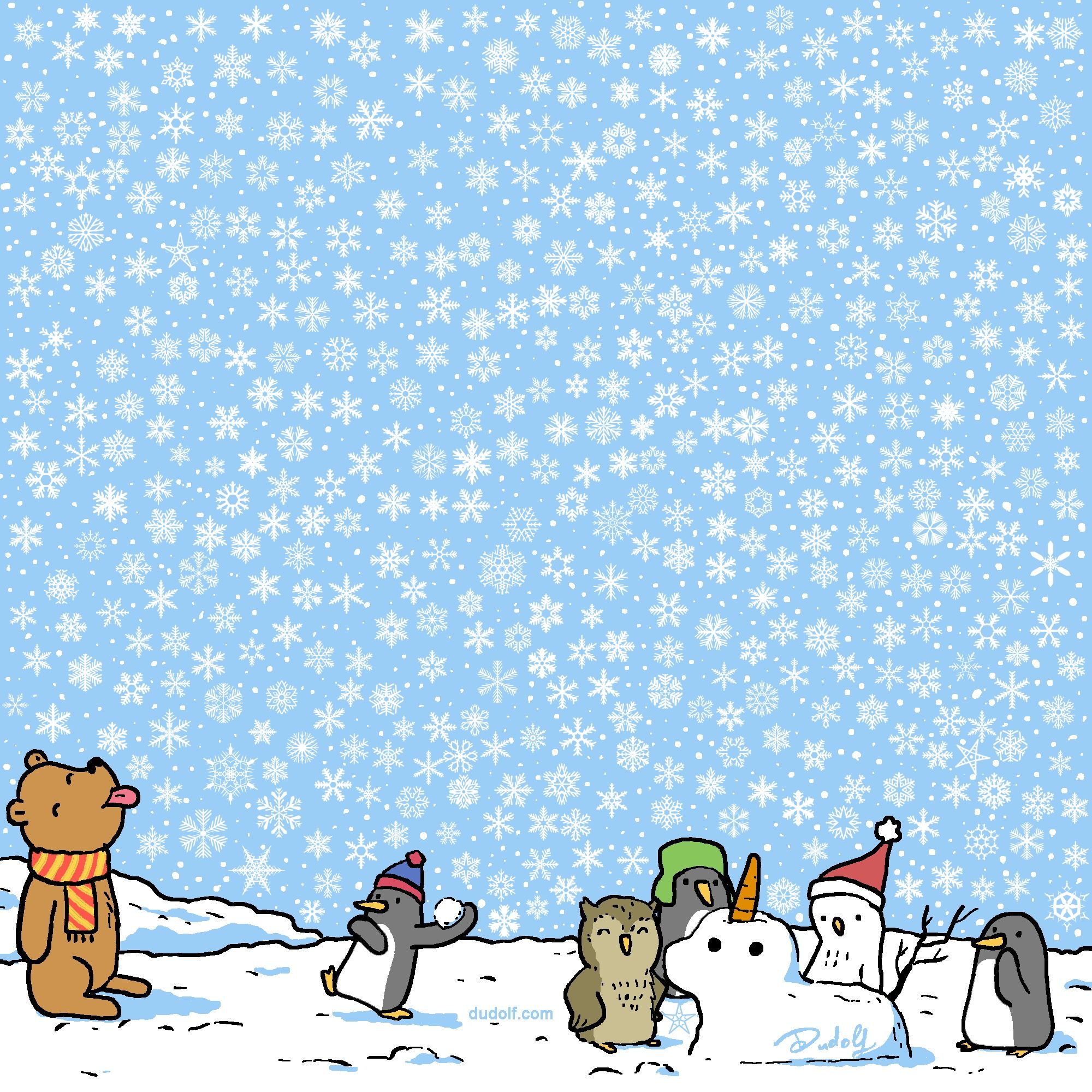 Can You Find the Stars Hidden in This Snowy Winter Puzzle?