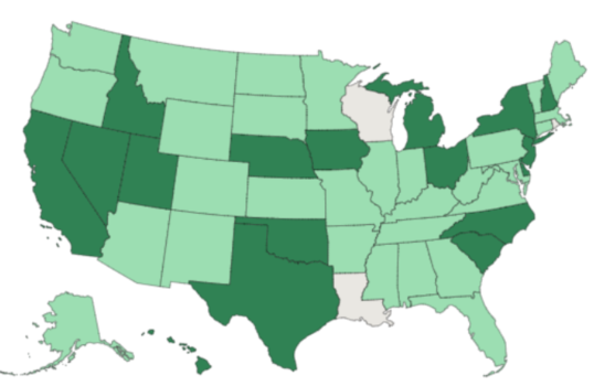 Photo: Map Shows States Where RFK Jr is On the Ballot