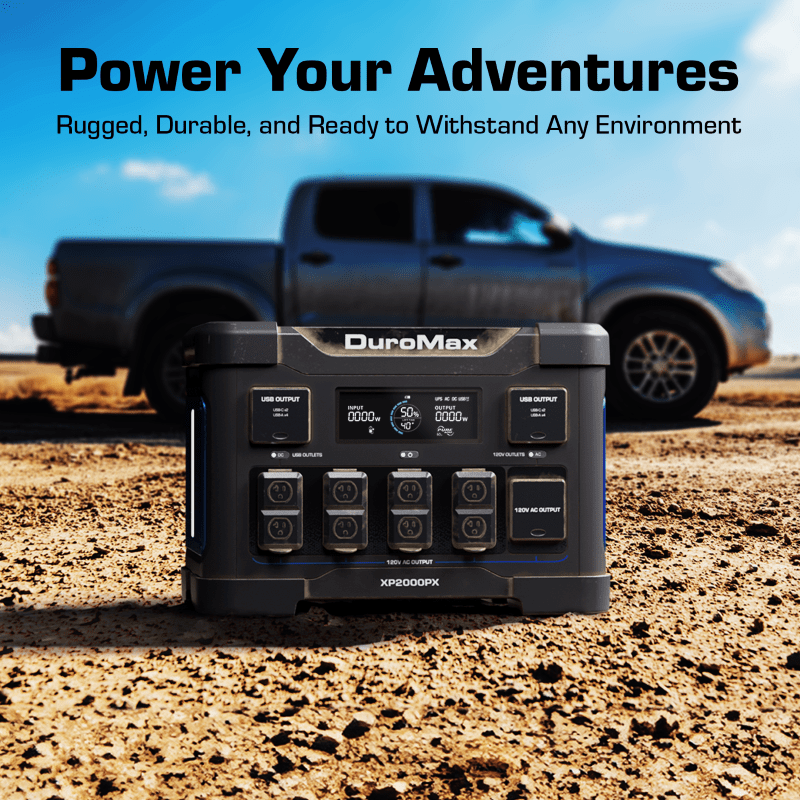 $500 OFF Using Code POWER |  2000 Watt 1843 Wh LiFePO4 Portable Battery Backup Power Station