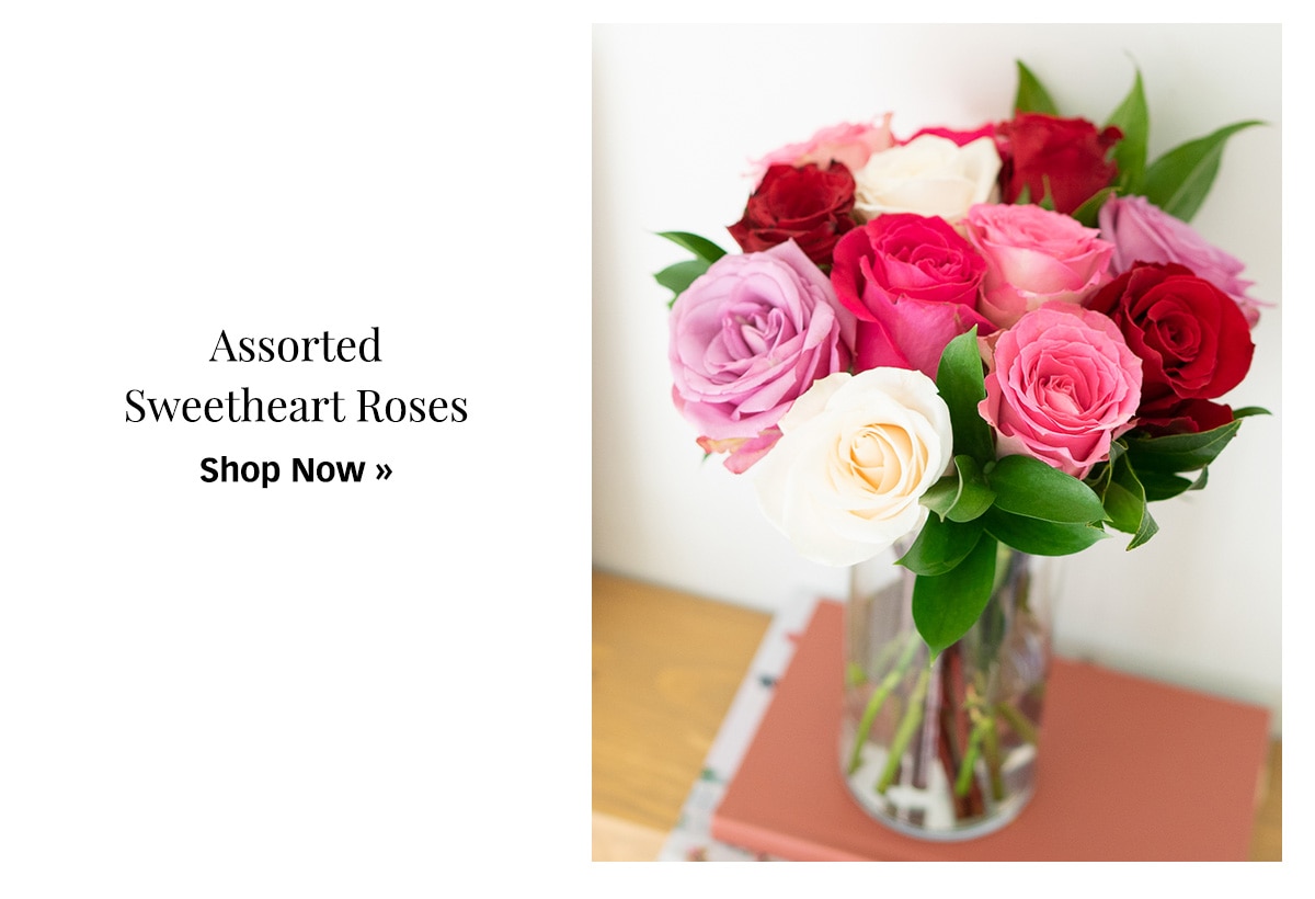 Shop Sweetheart Roses »