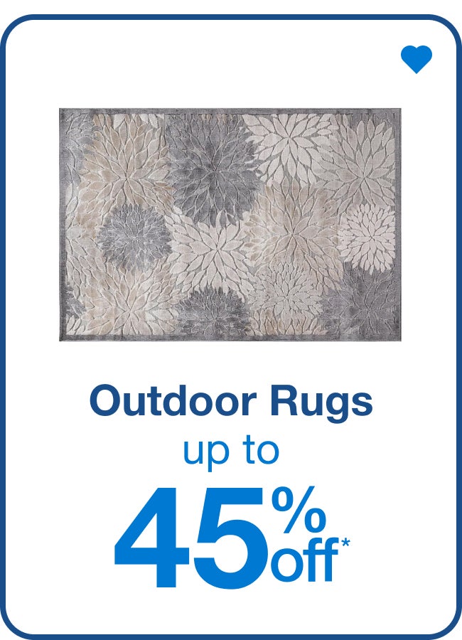 Outdoor Rugs Up to 45% Off â€” Shop Now!