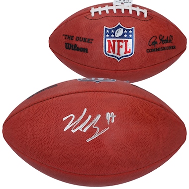 Nick Bosa  Autographed Duke Game Football