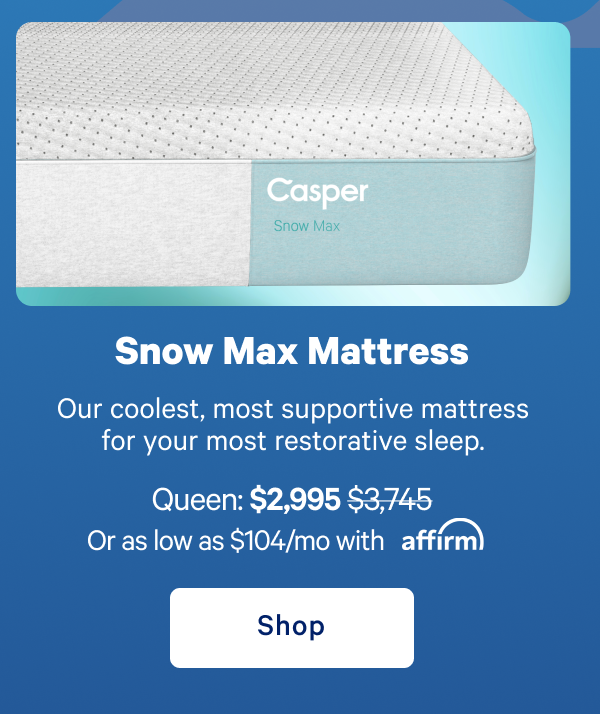 Snow Max Mattress >> Shop now >>