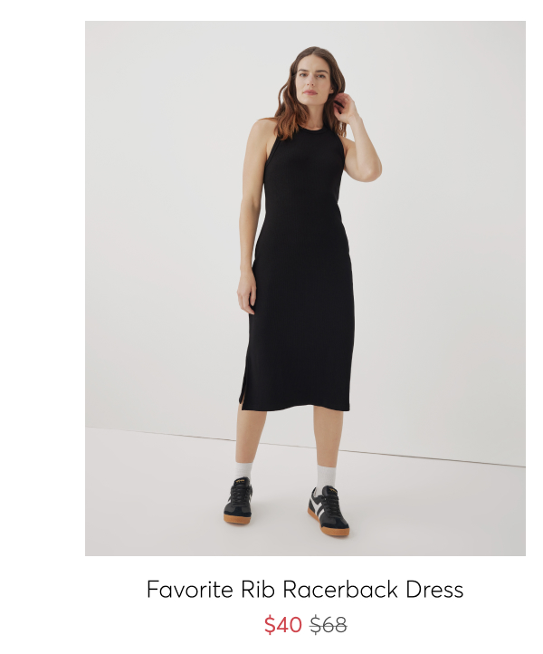 Favorite Rib Racerback Dress - $40