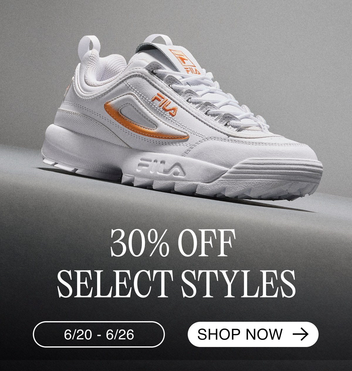 30% Off Select Styles