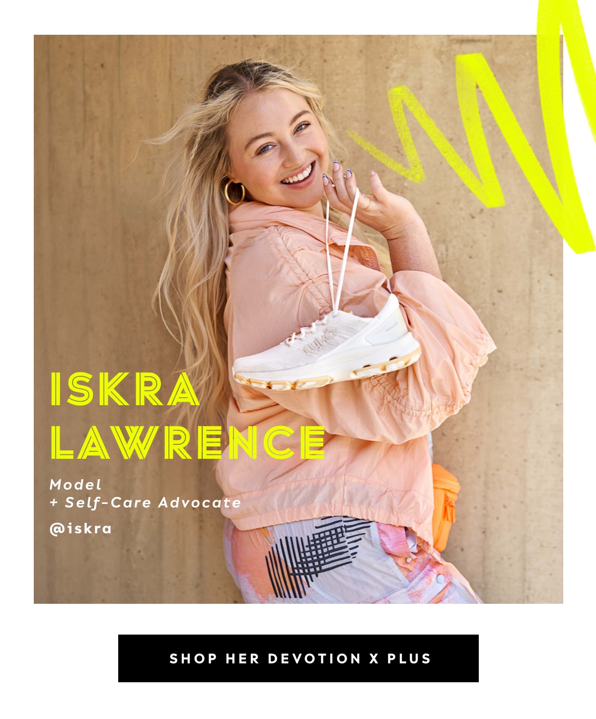 Iskra Lawrence - Model + Self-care Advocate @iskra | Shop Her Devotion X Plus