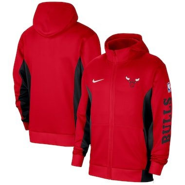  Nike Red  2023/24 Authentic Showtime Full-Zip Hoodie