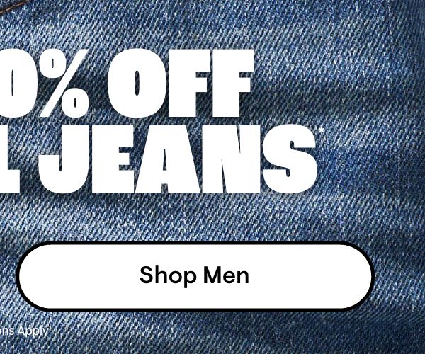 50% Off All Jeans Shop Men