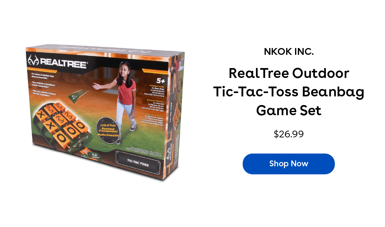 NKOK Inc. RealTree Outdoor Tic-Tac-Toss Beanbag Game Set $26.99 Shop Now