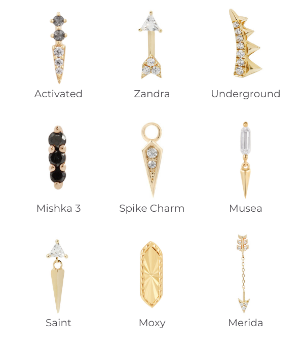 Sharp and Edgy Piercing Jewelry