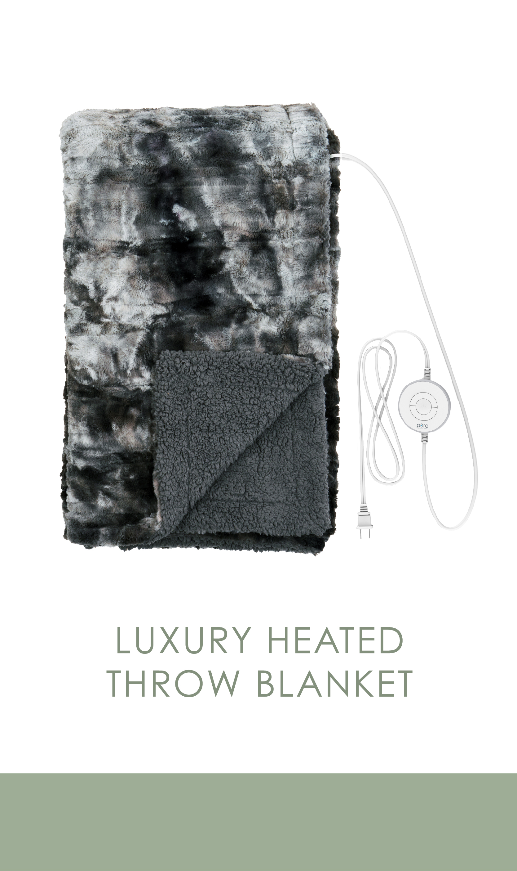 PureRadiance™ Luxury Heated Throw Blanket