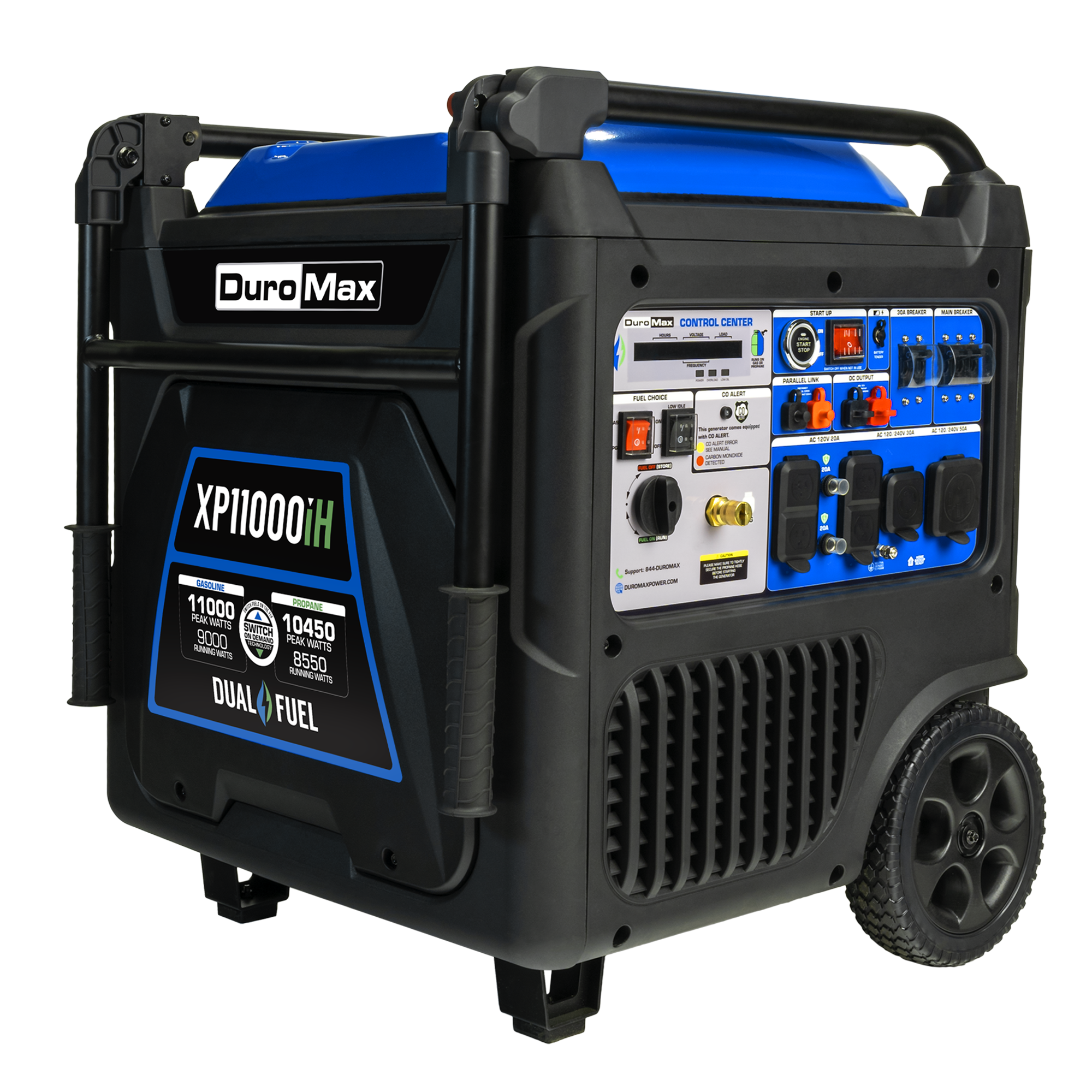 Image of 11,000 Watt Portable Dual Fuel Inverter Generator w/ CO Alert