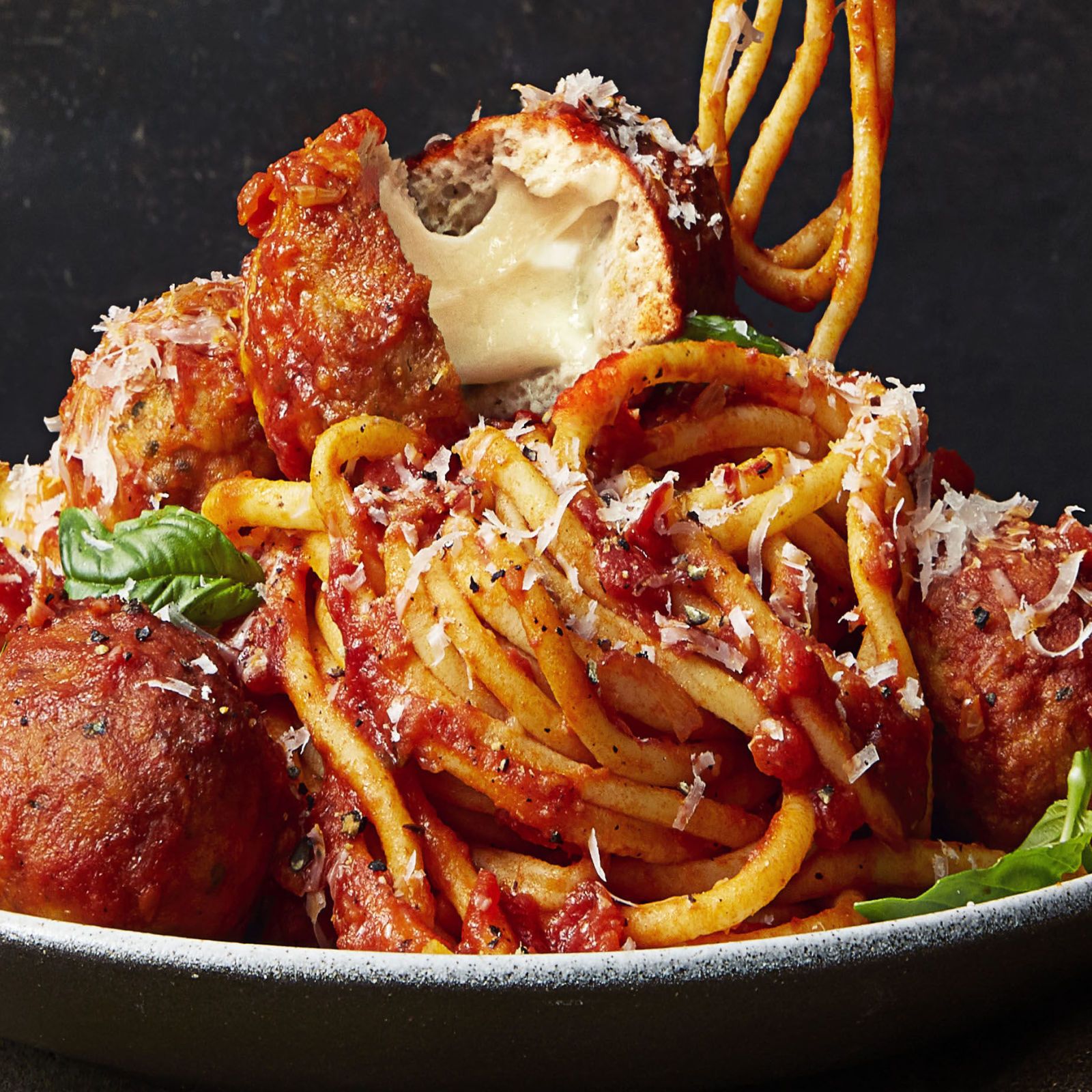 This Weekend Calls for Mozzarella-Stuffed Turkey Meatballs