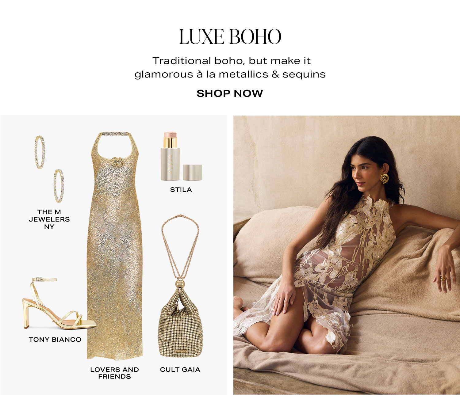 Luxe Boho. Shop Now