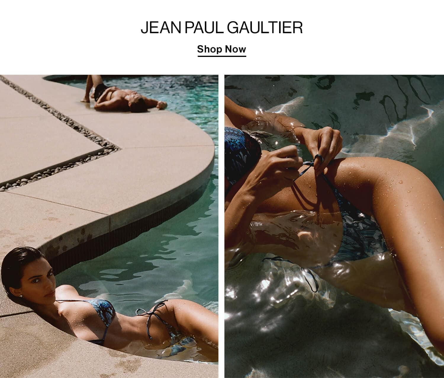 JEAN PAUL GAULTIER (use our font) CTA: Shop Now