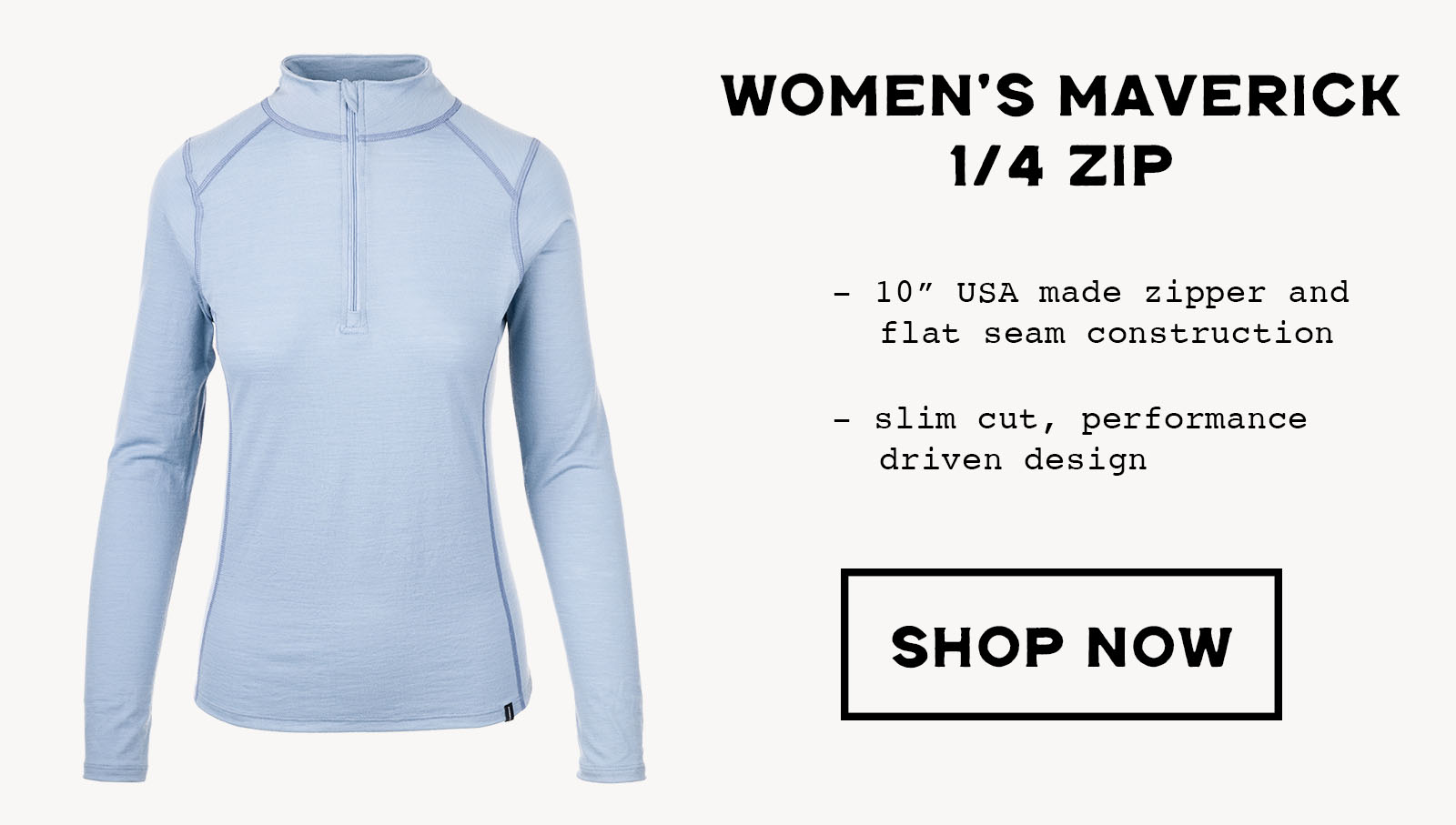 women's maverick 1/4 zip