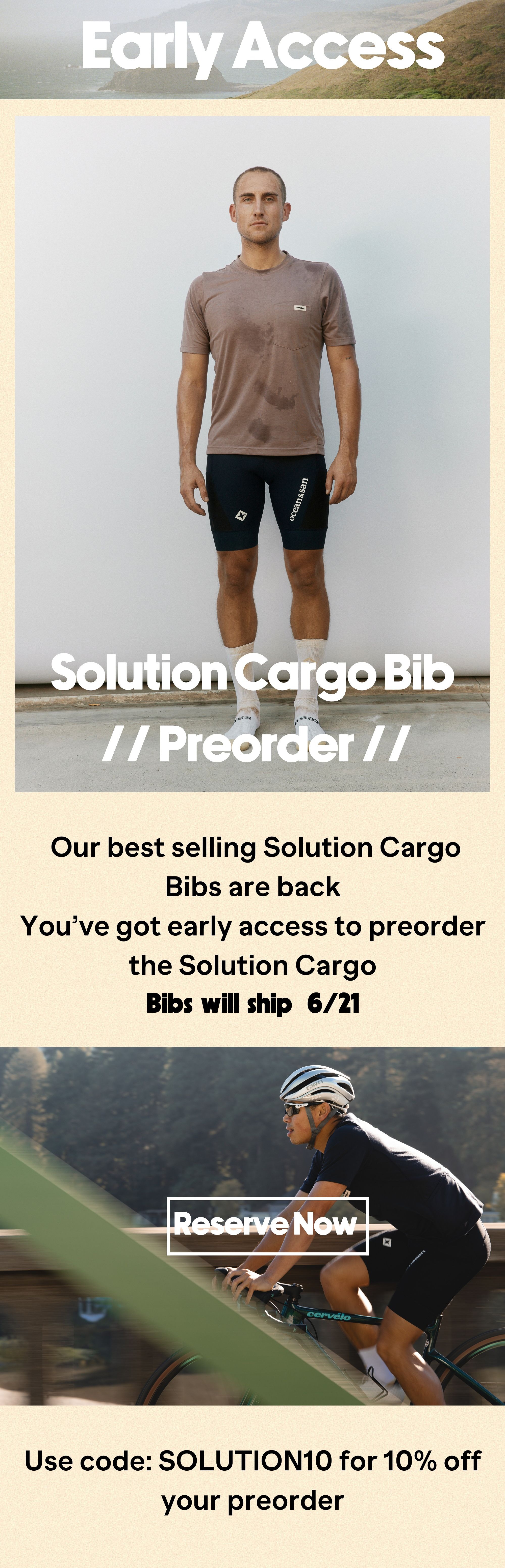 Our Best-Selling Solution Cargo Bibs are Back! - Bibs Will Ship 06/21 - Use Code: SOLUTION10 for 10% OFF your preorder