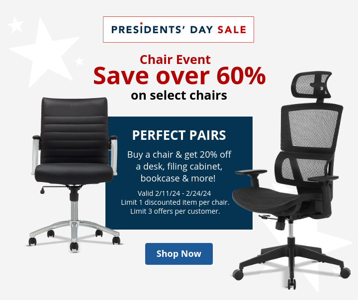 Save over 60% on select chairs - Shop Now