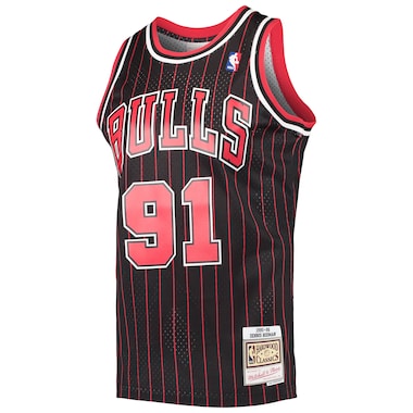  Mitchell & Ness Dennis Rodman Black  Hardwood Classics Swingman Jersey