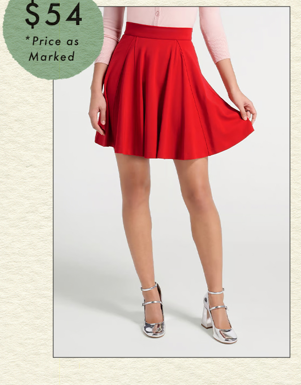 Godet All Night Skater Skirt