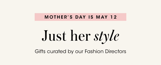 Mother's Day is May 12