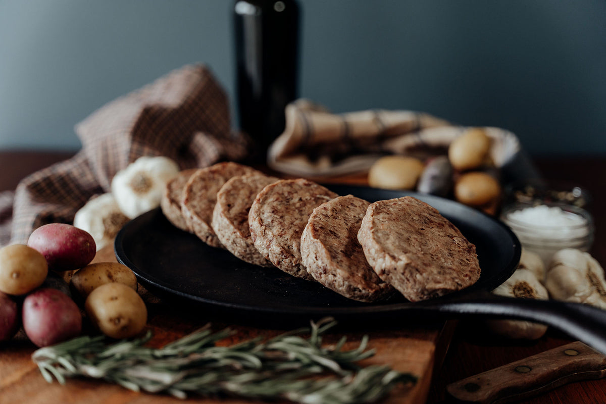 Image of Beef Breakfast Polish Sausage Sliders - 6 (3 oz) patties