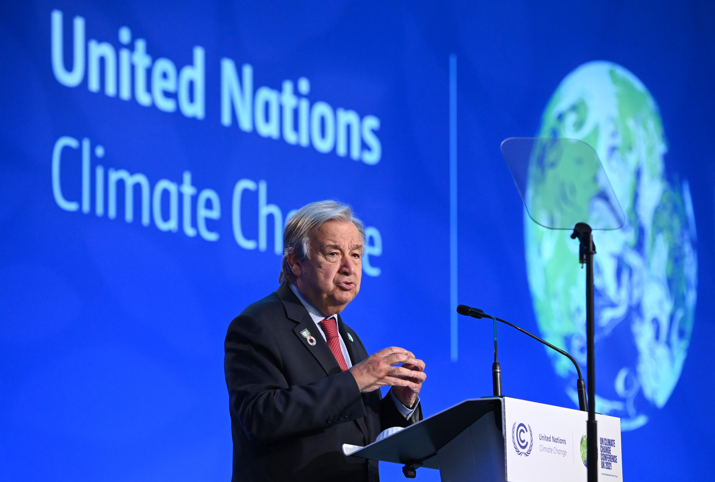 UN Secretary General Guterres fossil fuel advertising