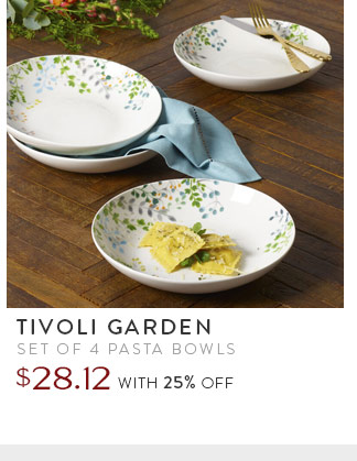 Tivoli Garden Set of 4 Pasta Bowls