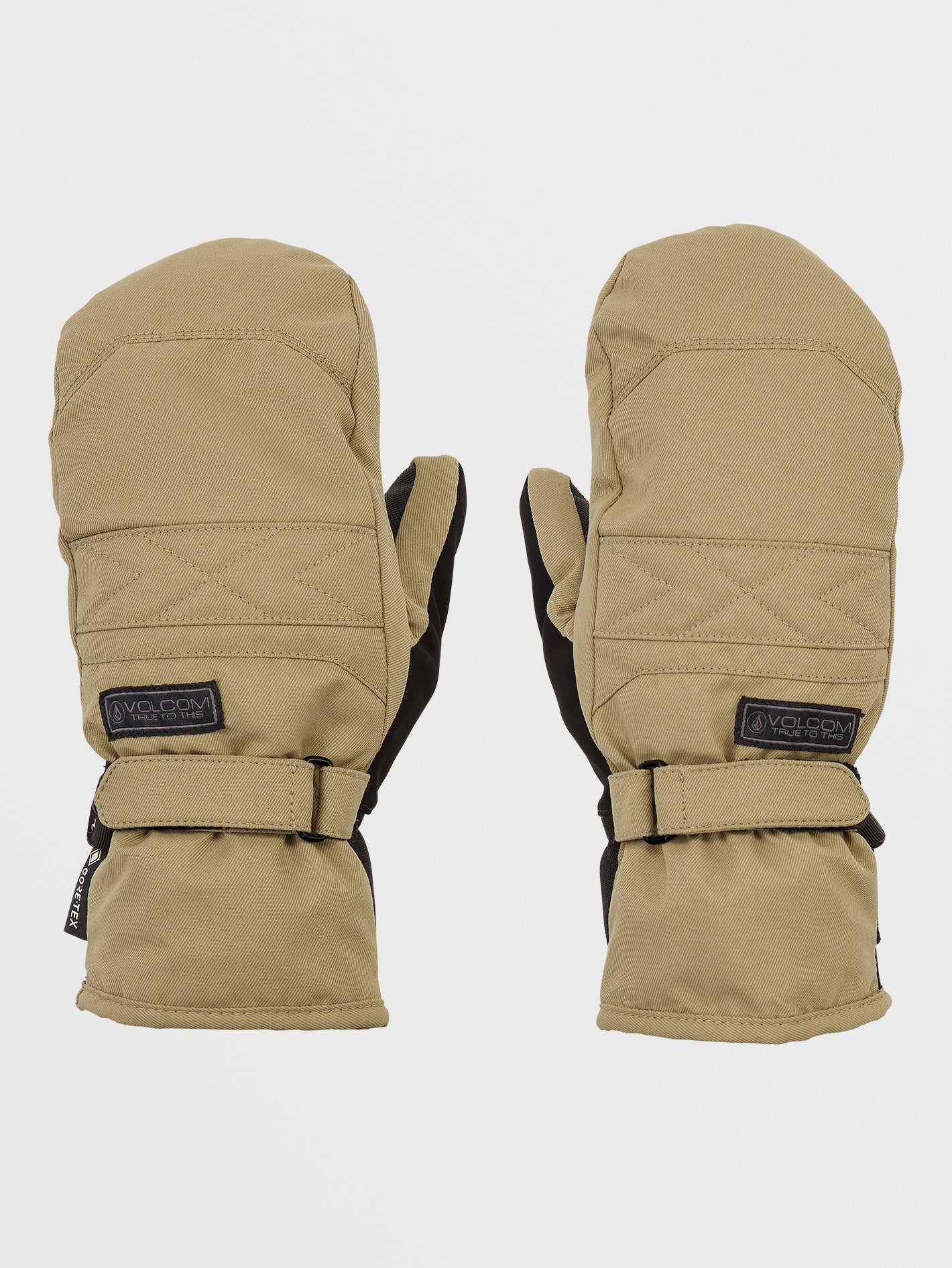 Image of Womens Peep Gore-Tex Mitts - Dark Khaki