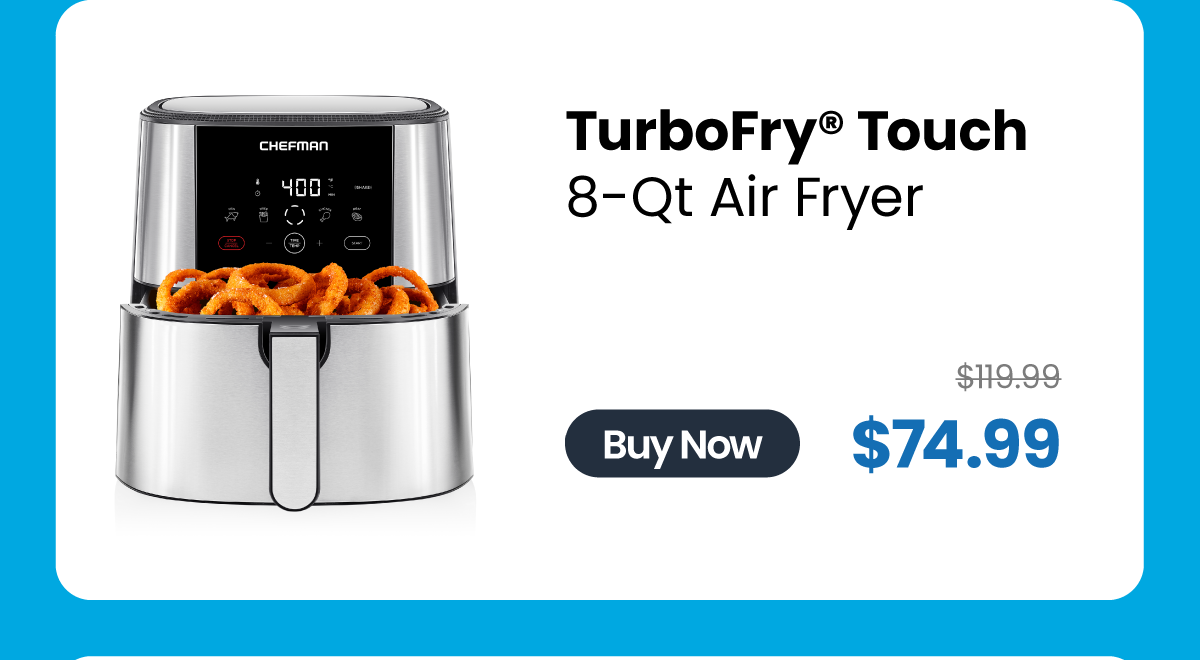 Chefman TurboFry Touch 8-Qt Air Fryer