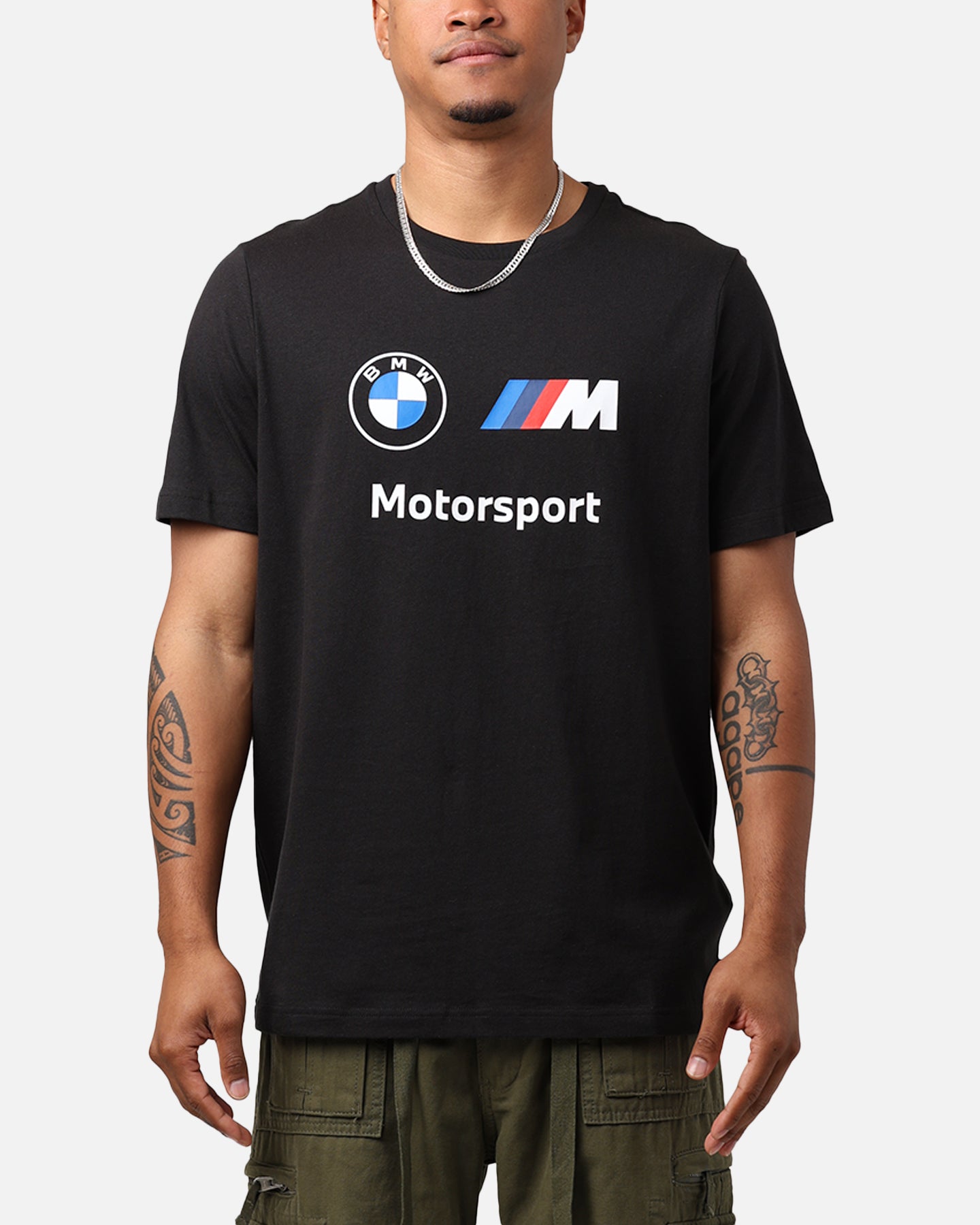 Image of Puma X BMW MMS Essential Logo T-Shirt Puma Black