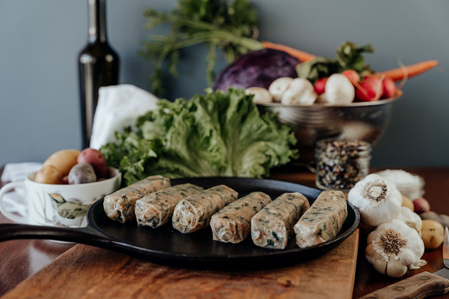 Image of Chicken Feta/Spinach Sausage Links