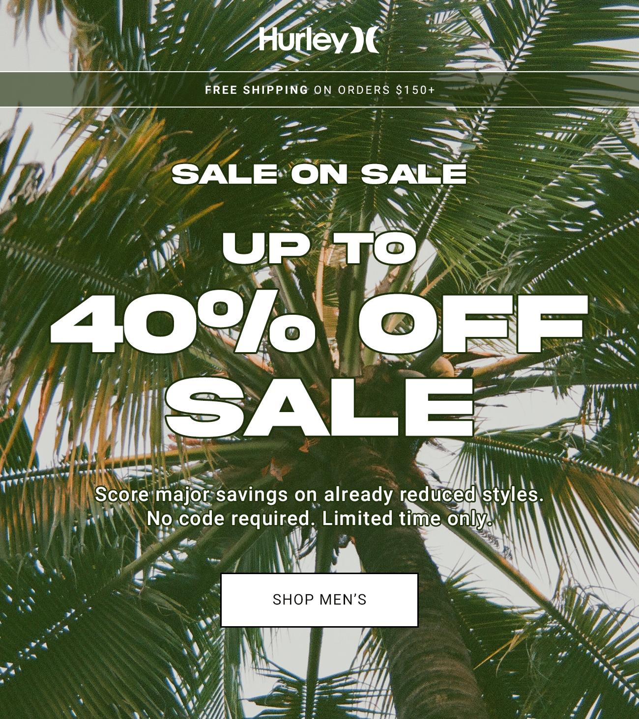 Hurley - Sale On Sale Up To 40% Off Sale | Shop Men's