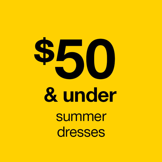 $50 & under summer dresses The Dress Shop >