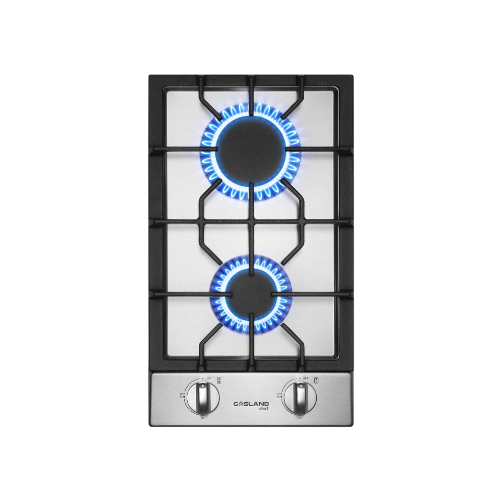 GASLAND 12 Inch 2 Burner Stainless Steel Gas Cooktop