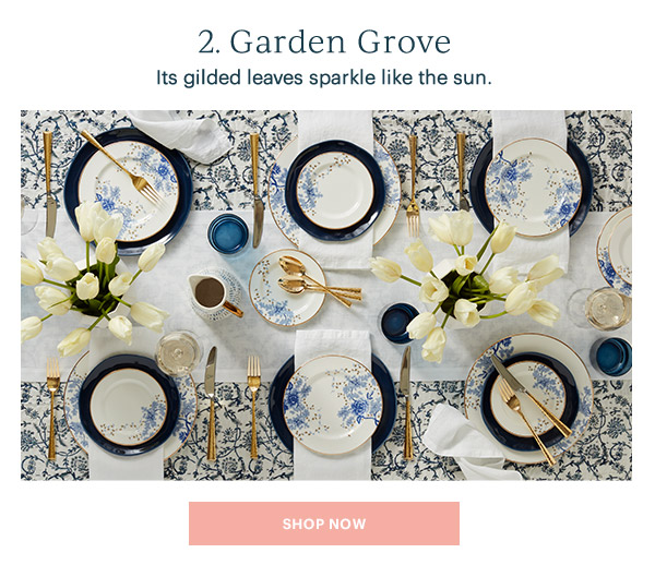 2. Garden Grove  Its gilded leaves sparkle like the sun.  [SHOP NOW]